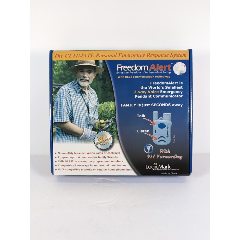 Logicmark Freedom Alert 35511 2-Way Voice Emergency Pendant Device (Read Descri)